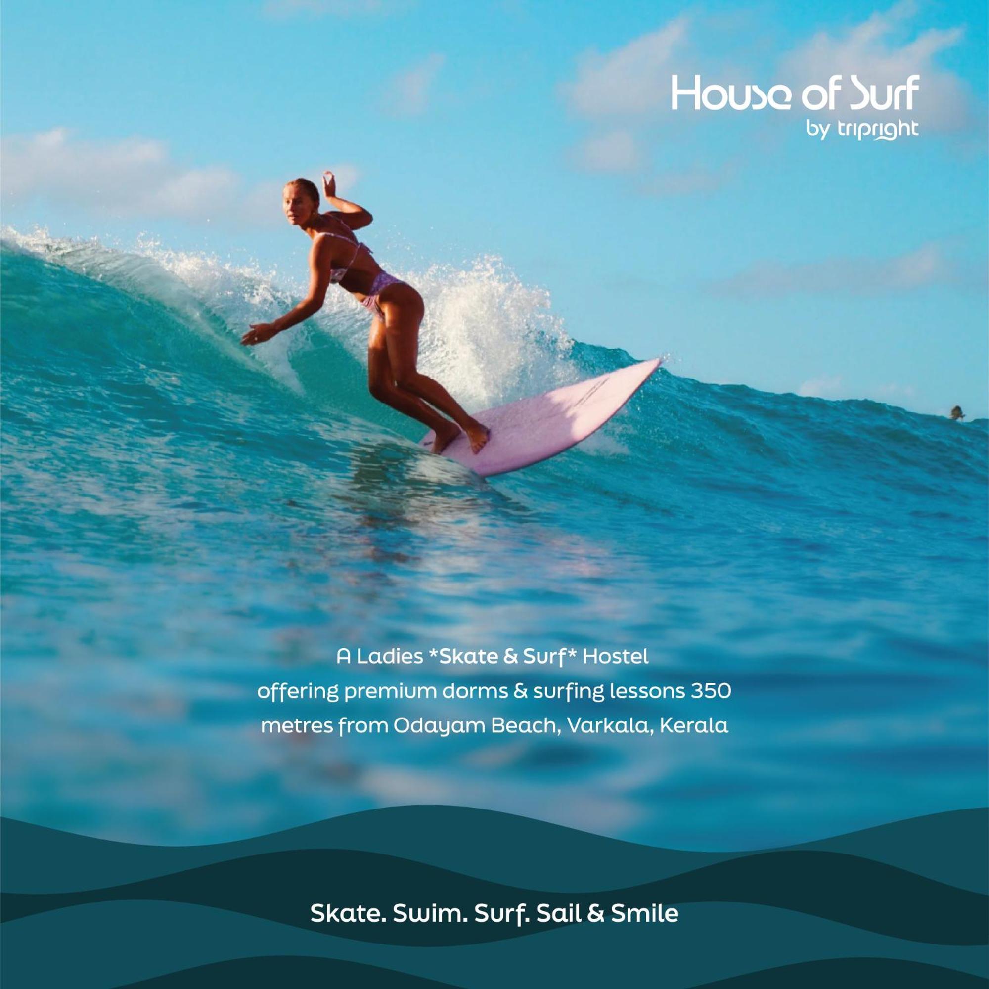 House Of Surf Hostel For Women Varkala Exterior photo